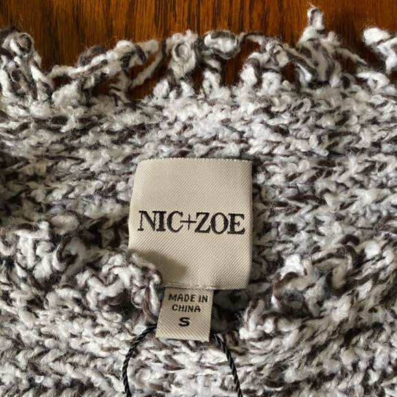 NIC+ZOE Women's Fringe Mix Sweater - Picture 7 of 13